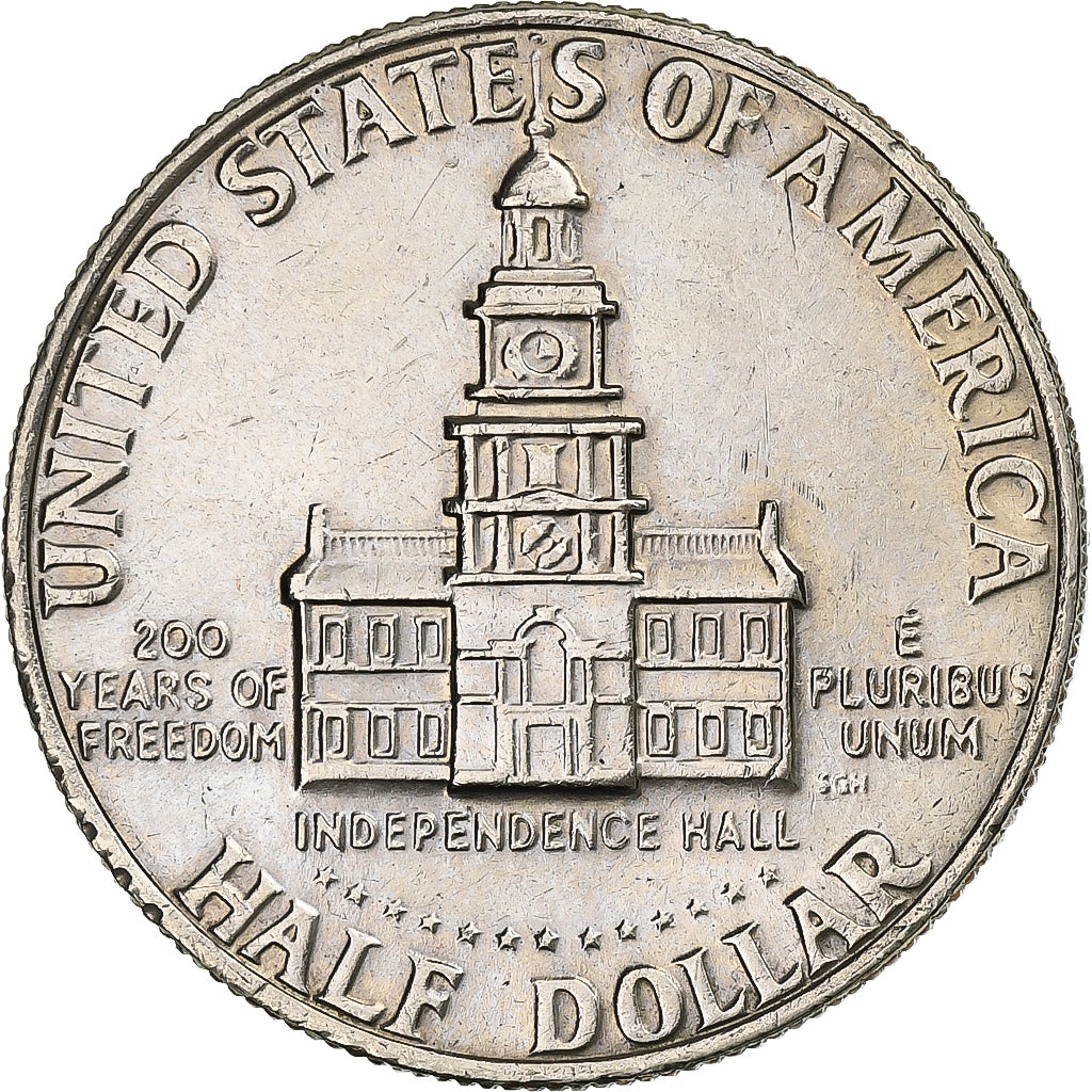 Estados Unidos da América, Half Dollar, 1976, Philadelphia, John F. Kennedy