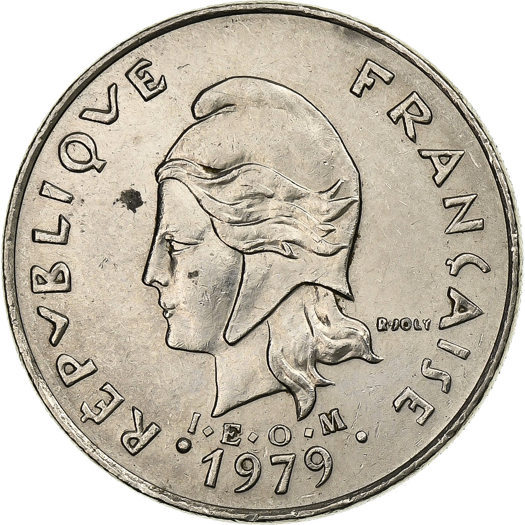 Condominium des Nouvelles-Hébrides, 20 Francs, 1979, Paris, Nickel, TTB+