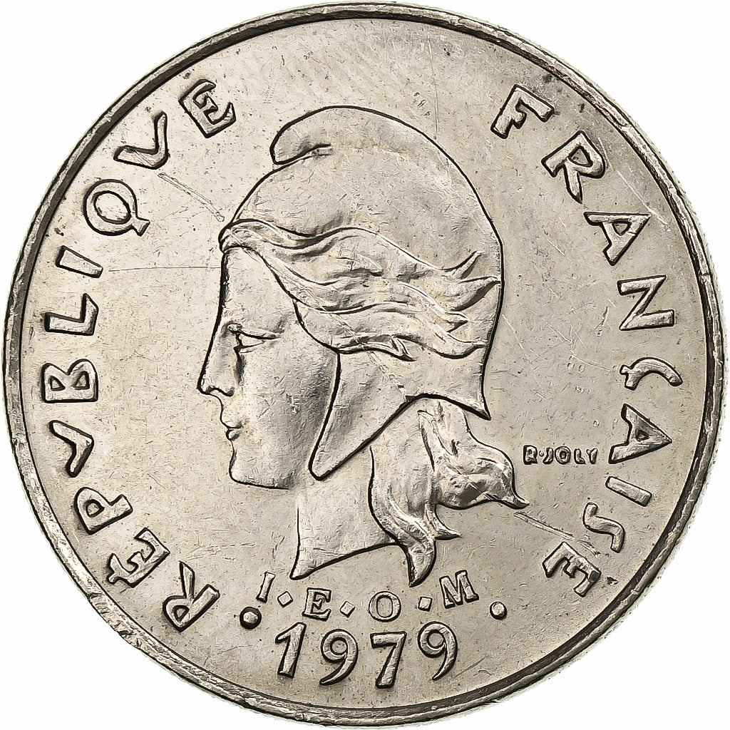 Nuove Ebridi, 20 Francs, 1979, Paris, Nichel, SPL-, KM:3.2