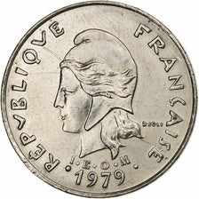 Nuove Ebridi, 20 Francs, 1979, Paris, Nichel, SPL-, KM:3.2