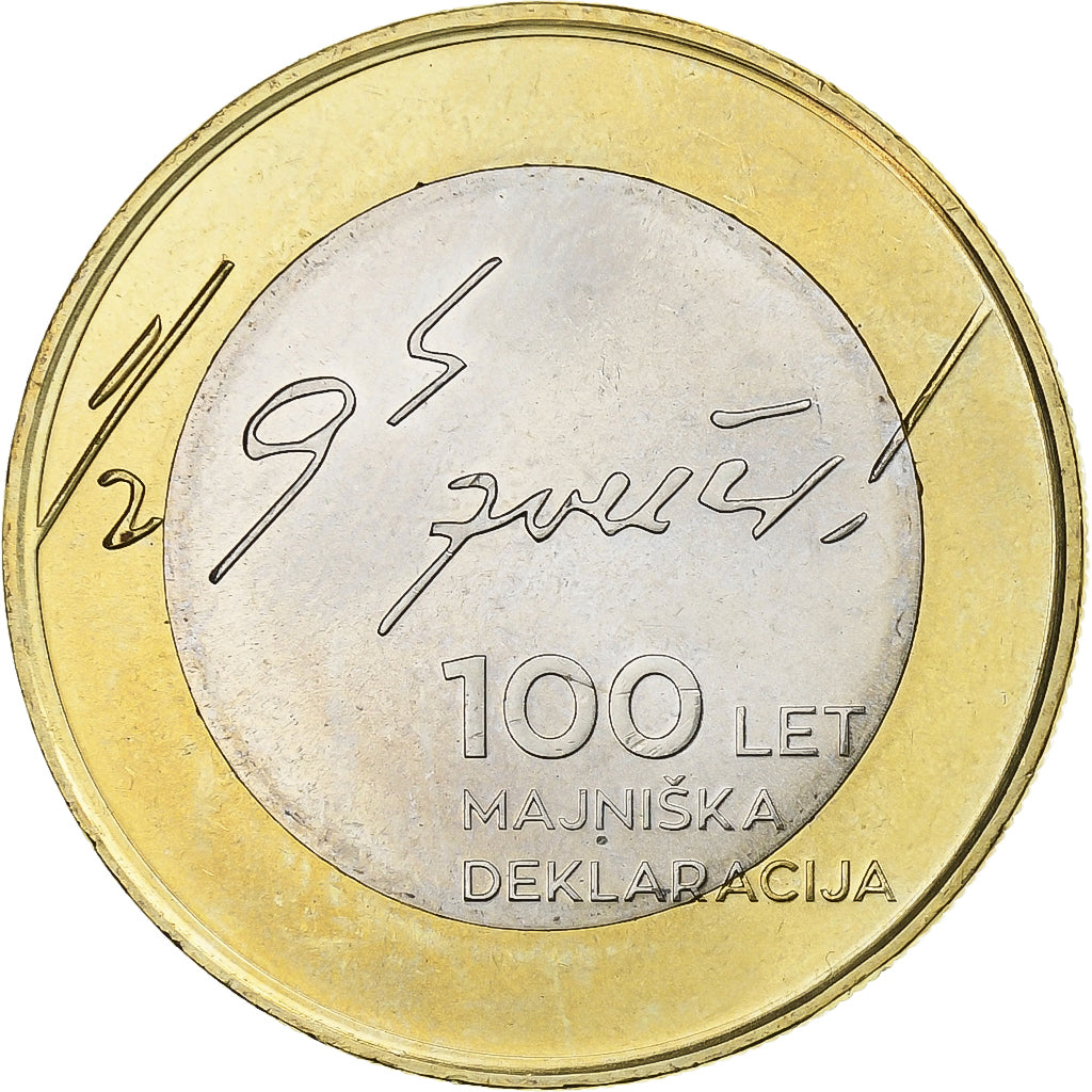Slovenia, 3 Euro, 2017, Bi-Metallic, MS(63)
