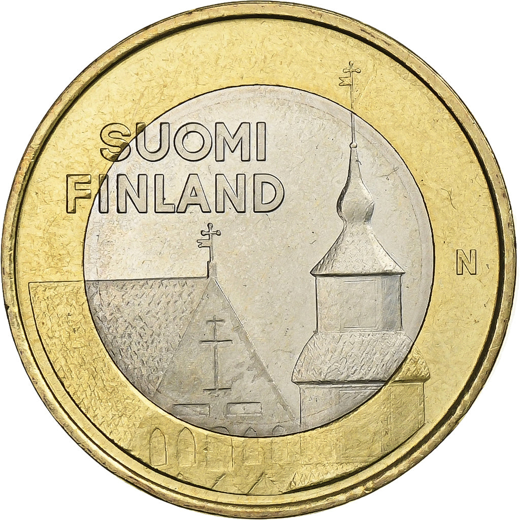 Finlandia, 5 Euro, 2013, Bi-metallico, SPL-