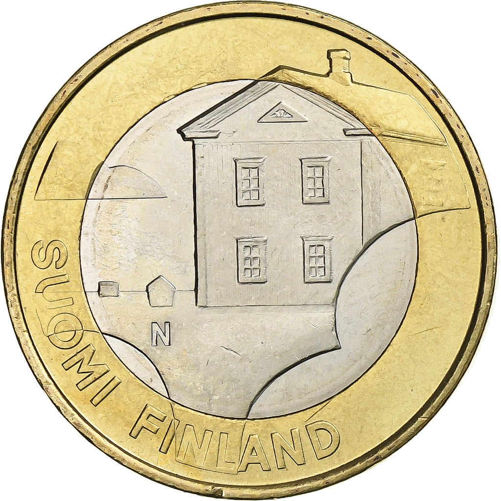 Finlandia, 5 Euro, Ostrobothnia, 2013, Bi-metallico, SPL-, KM:205