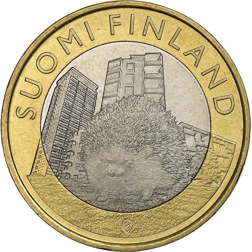 Finland, 5 Euro, 2015, Bi-Metallic, MS(63)