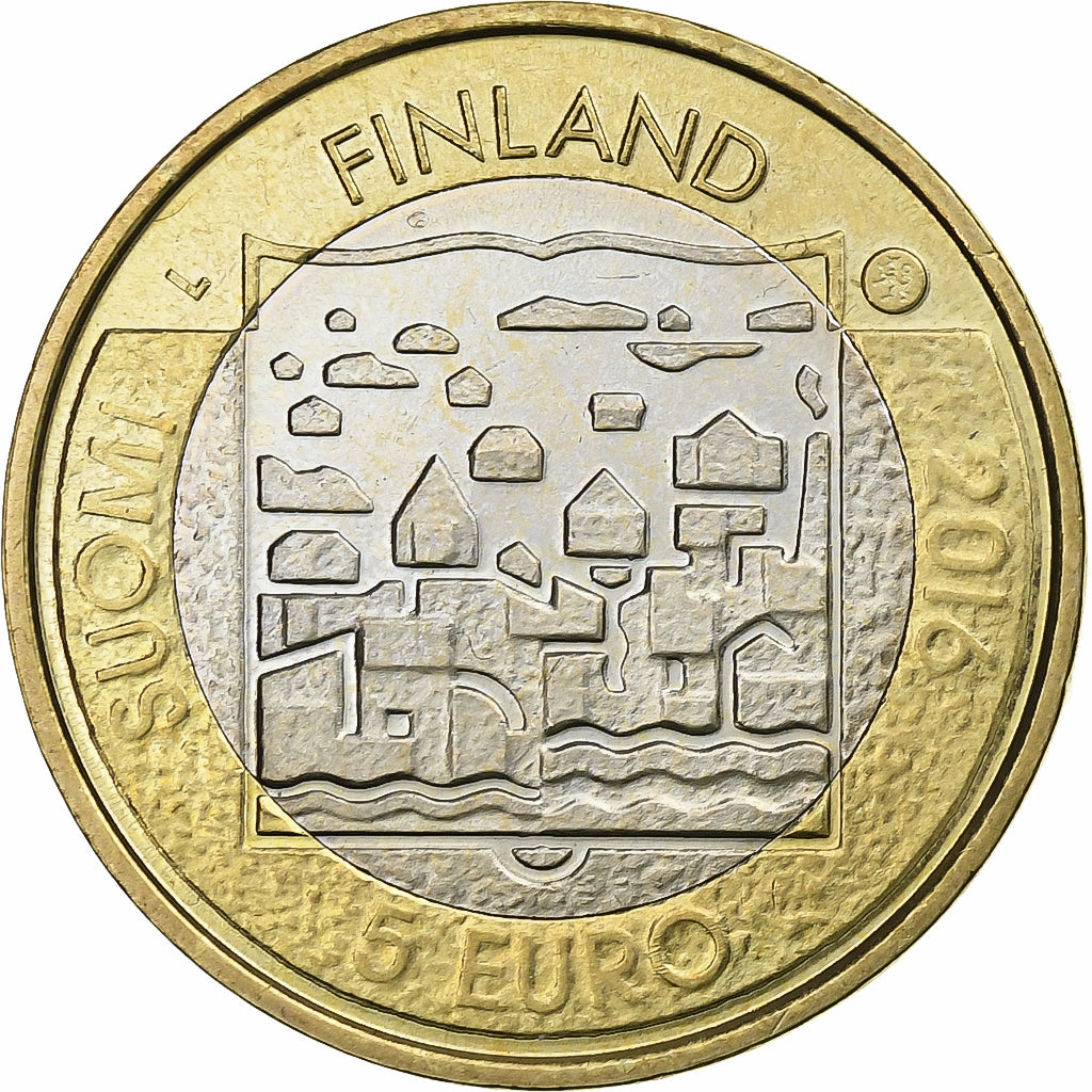 Finlandia, 5 Euro, FS, 2016, Bi-metallico, SPL