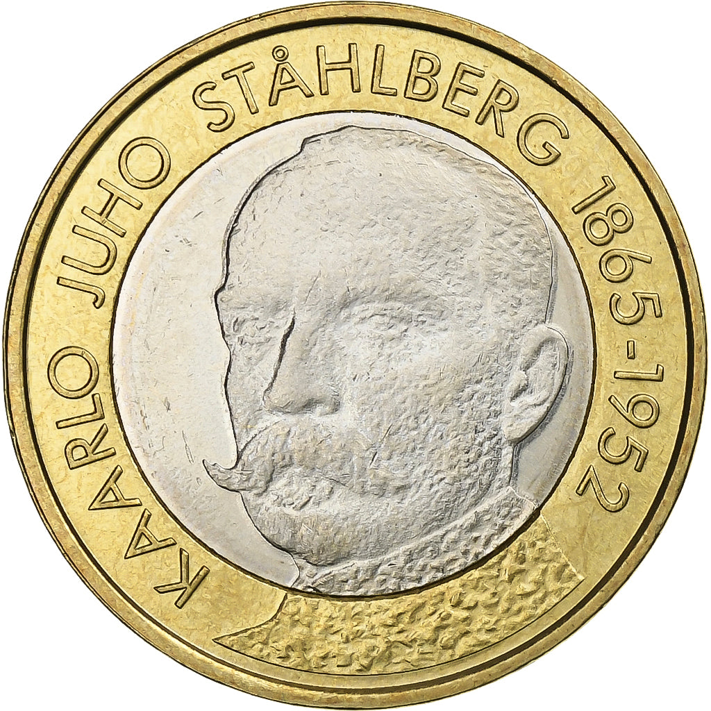 Finlandia, 5 Euro, Prueba, 2016, Bimetálico, SC