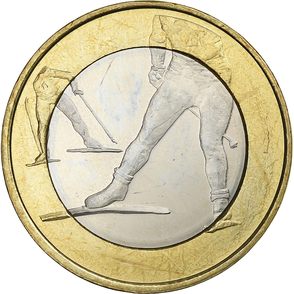 Finlande, 5 Euro, Cross Country, 2016, Vantaa, Bimétallique, SUP+, KM:244