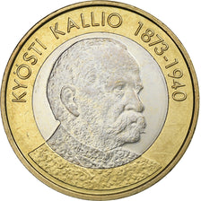 Finland, 5 Euro, Kyosti Kallio, 2016, Vantaa, Bi-Metallic, MS(63), KM:290