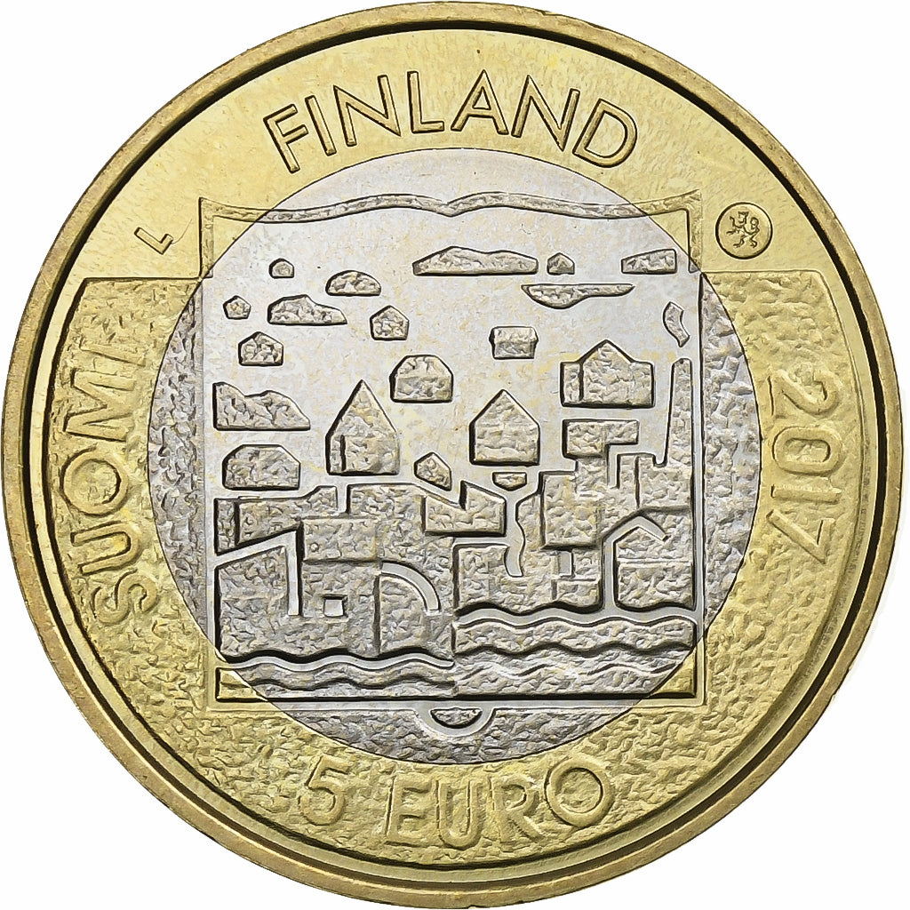 Finland, 5 Euro, Proof, 2017, Bi-Metallic, MS(63)