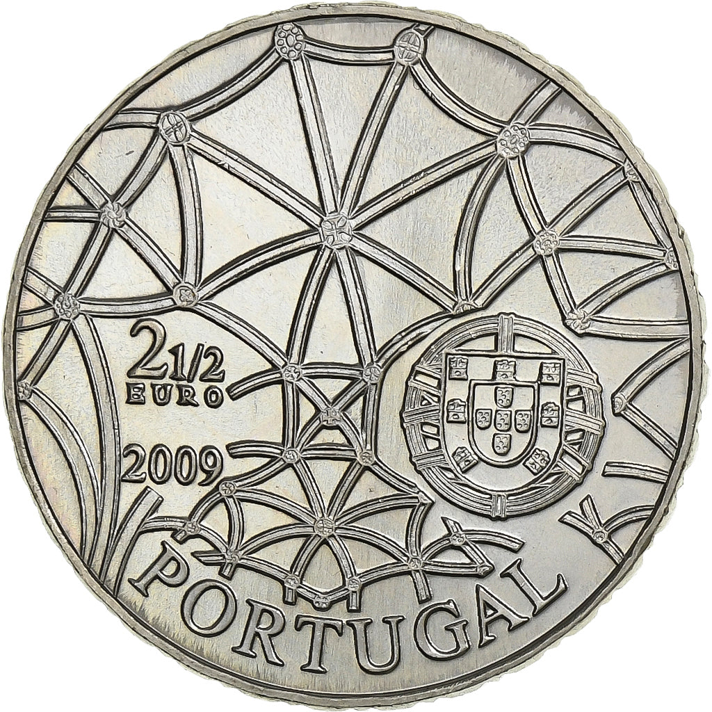 Portugal, 2-1/2 Euro, Unesco World Heritage - Jerónimos Monastery, 2009