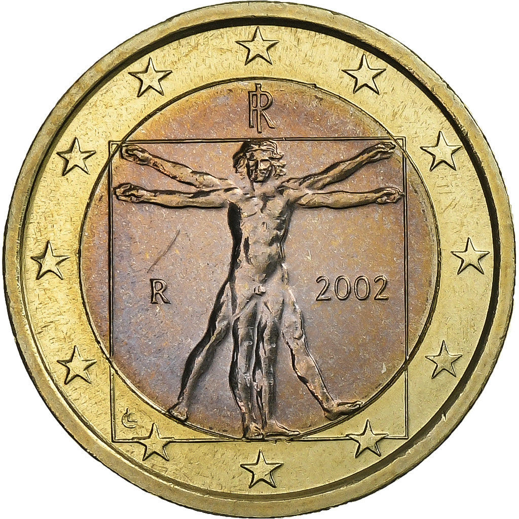 Italy, Euro, 2002, Rome, Bi-Metallic, MS(64), KM:216