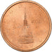 Italie, 2 Euro Cent, 2002, Rome, Cuivre plaqué acier, SPL+, KM:211