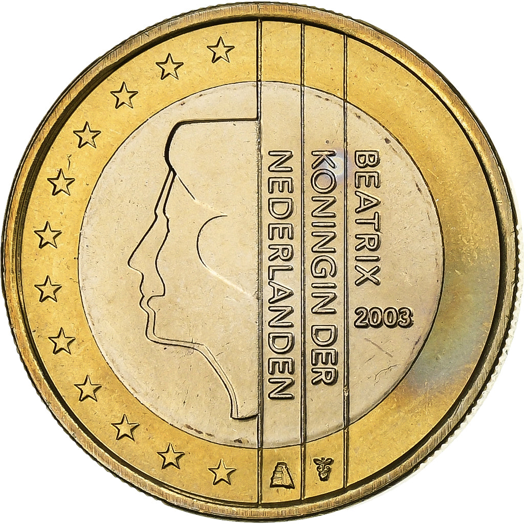 Nederland, Beatrix, Euro, 2003, Utrecht, Bi-Metallic, UNC-, KM:240