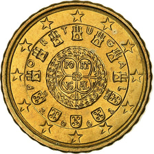Portugal, 10 Euro Cent, 2002, Nordic gold, MS(64)
