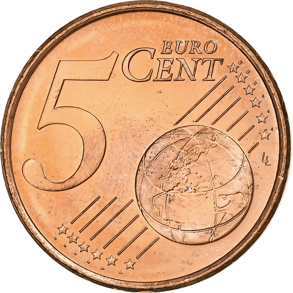 Finlande, 5 Euro Cent, 2000, Vantaa, Cuivre plaqué acier, SPL+, KM:100