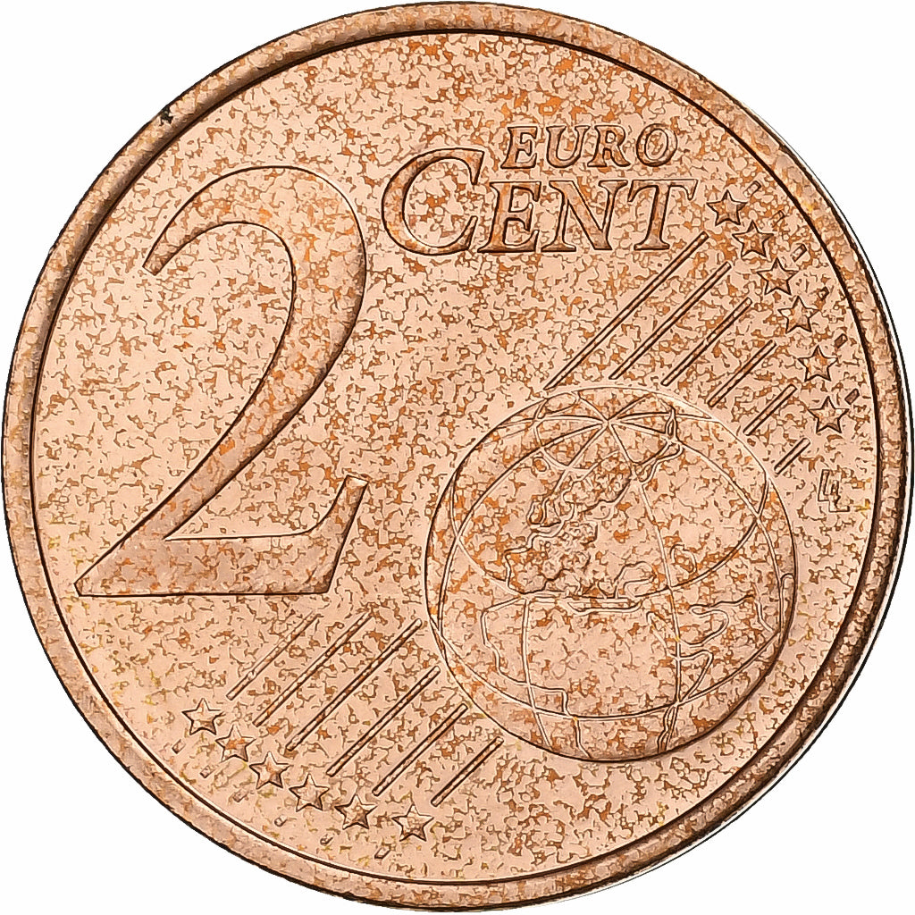 Eslovénia, 2 Euro Cent, 2007, Aço Cromado a Cobre, MS(63), KM:69