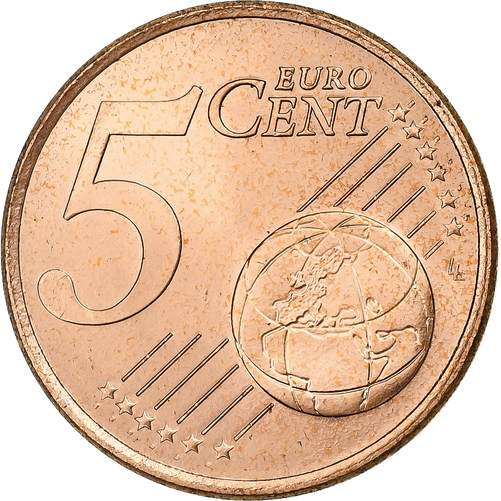 Malta, 5 Euro Cent, 2008, Copper Plated Steel, MS(63)