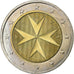 Malta, 2 Euro, 2008, Bi-Metallic, UNC-