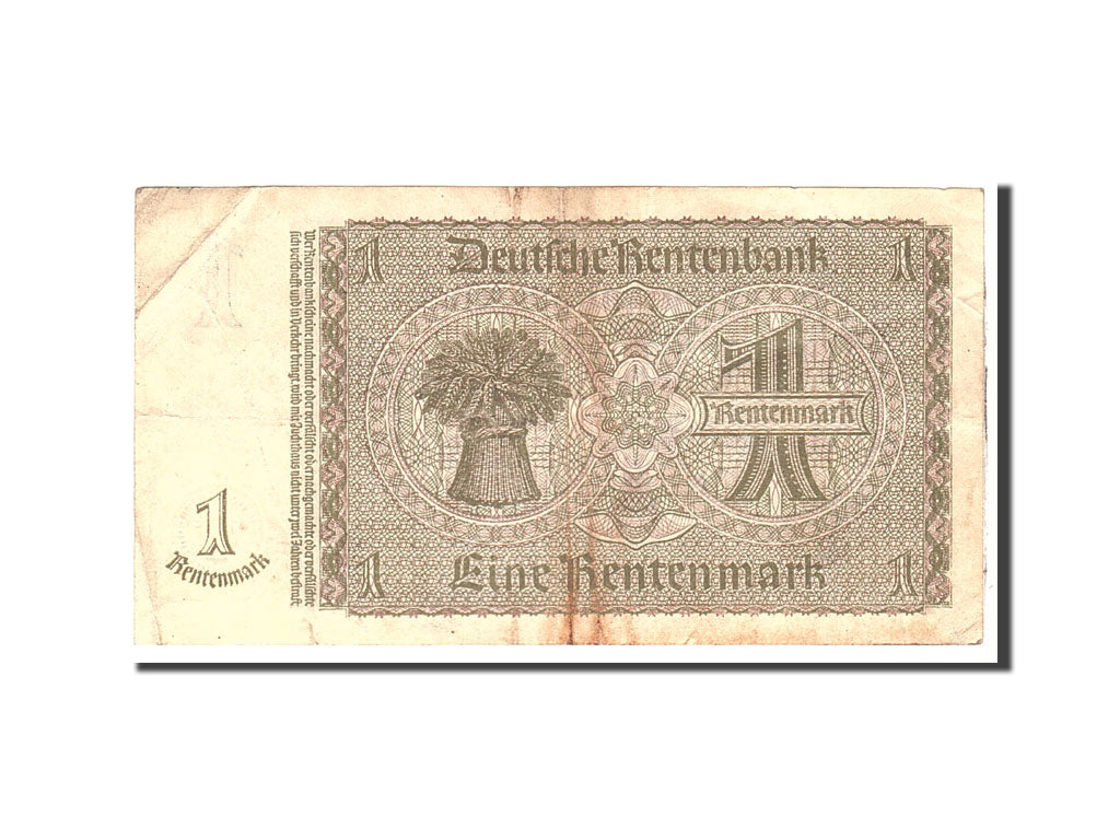 Banknote, Germany, 1 Rentenmark, 1937, 1937-01-30, KM:173b, EF(40-45)