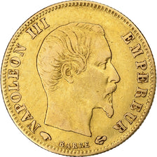 Frankreich, Napoleon III, 5 Francs, Napoléon III, 1860, Paris, Gold, SS