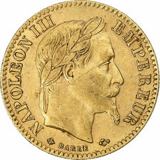 France, Napoléon III, 10 Francs, Napoléon III, 1866, Paris, Or, TTB+