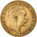 Stati tedeschi, PRUSSIA, Wilhelm II, 10 Mark, 1890, Berlin, Oro, BB, KM:520