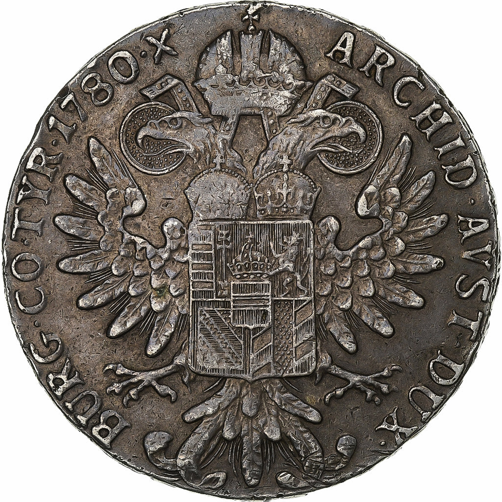 Austria, Maria Theresa, Thaler, 1780, Vienna, Restrike, Silver, EF(40-45)
