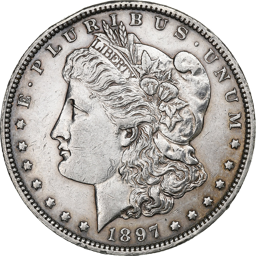 United States, Dollar, Morgan Dollar, 1897, La Nouvelle Orléans, Silver