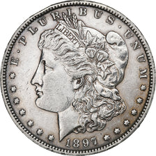 United States, Dollar, Morgan Dollar, 1897, La Nouvelle Orléans, Silver