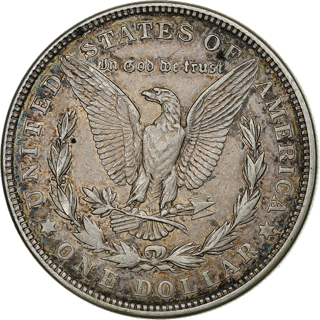 United States, 1 Dollar, 1921, Denver, Silver, EF(40-45), KM:110