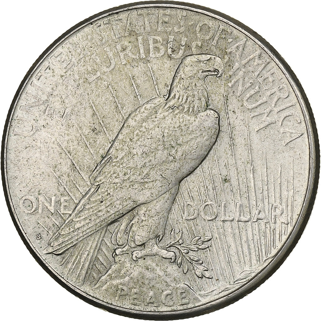 Verenigde Staten, Dollar, Peace, 1923, San Francisco, Zilver, ZF, KM:150