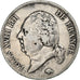 Francja, 5 Francs, Louis XVIII, 1823, Lyon, Srebro, VF(30-35), Gadoury:614