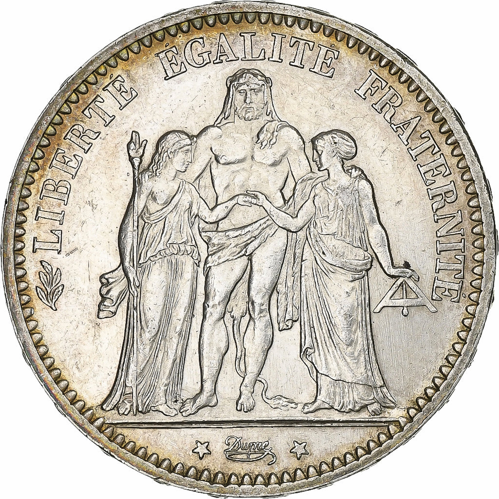 France, 5 Francs, Hercule, 1873, Paris, Silver, AU(50-53), Gadoury:745a, Le