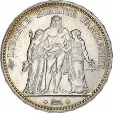 France, 5 Francs, Hercule, 1873, Paris, Silver, AU(50-53), Gadoury:745a, Le