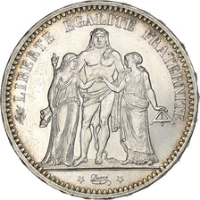 Francja, 5 Francs, Hercule, 1873, Paris, Srebro, MS(60-62), Gadoury:745a, Le