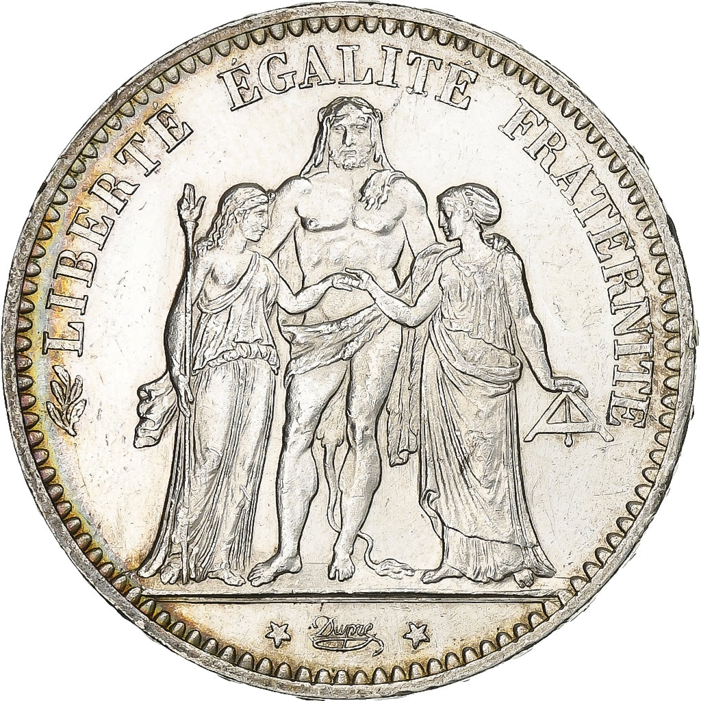 France, 5 Francs, Hercule, 1874, Paris, Argent, SUP+, Gadoury:745a