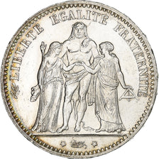 France, 5 Francs, Hercule, 1874, Paris, Argent, SUP+, Gadoury:745a