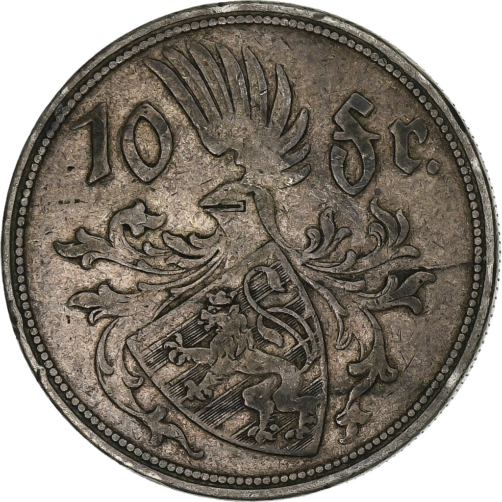 Luxembourg, Charlotte, 10 Francs, 1929, Silver, VF(30-35), KM:39