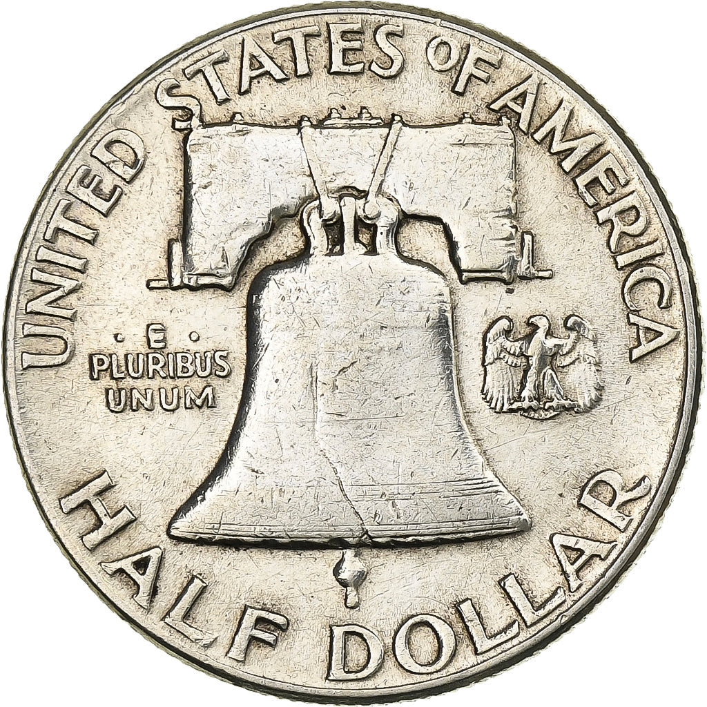 États-Unis, Franklin Half Dollar, 1949, Philadelphia, TB+, KM:199