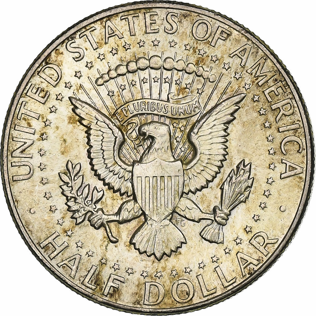 États-Unis, Half Dollar, Kennedy, 1964, Philadelphie, Argent, SUP, KM:202