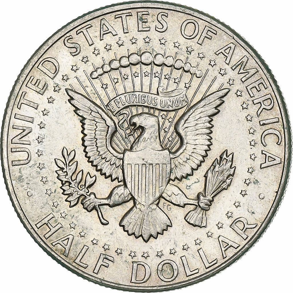États-Unis, Half Dollar, Kennedy, 1964, Philadelphie, Argent, TTB+, KM:202