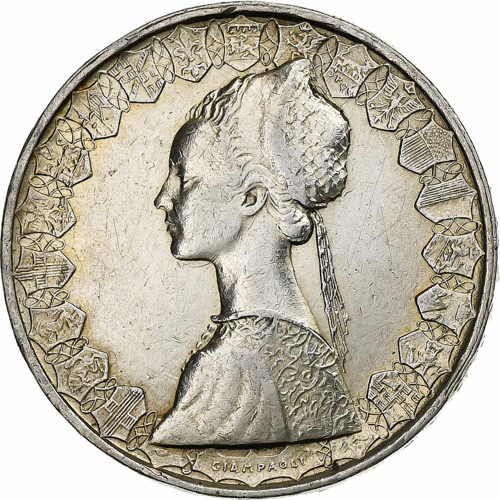 Italy, 500 Lire, 1958, Rome, Silver, EF(40-45), KM:98