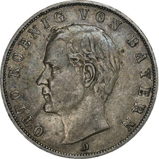 Etats allemands, BAVARIA, Otto, 3 Mark, 1913, Munich, Argent, TTB, KM:996