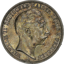 Kingdom of Prussia, Wilhelm II, 3 Mark, 1912, Berlin, Silver, EF(40-45), KM:527