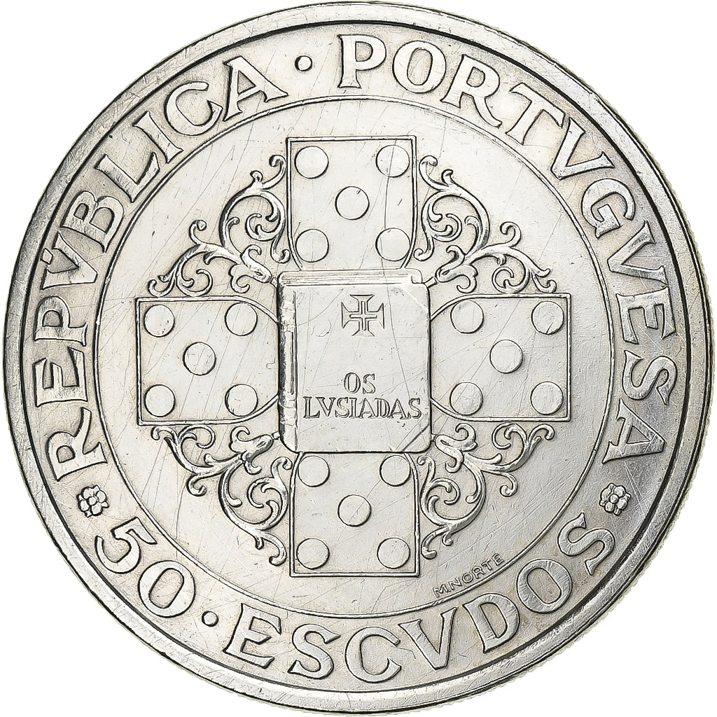 Portugal, 50 Escudos, 1972, Argent, TTB, KM:602