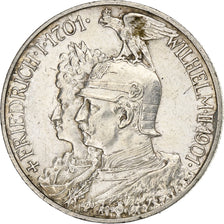 German States, PRUSSIA, Wilhelm II, 2 Mark, 1901, Berlin, Silver, AU(50-53)