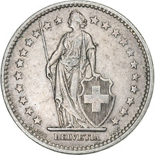 Switzerland, 2 Francs, 1909, Bern, Silver, EF(40-45), KM:21