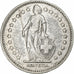 Zwitserland, 2 Francs, 1920, Bern, Zilver, FR+, KM:21