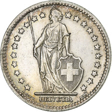 Szwajcaria, 2 Francs, 1944, Bern, Srebro, EF(40-45), KM:21