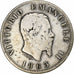 Italie, Vittorio Emanuele II, Lira, 1863, Milan, Argent, TB, KM:5a.1